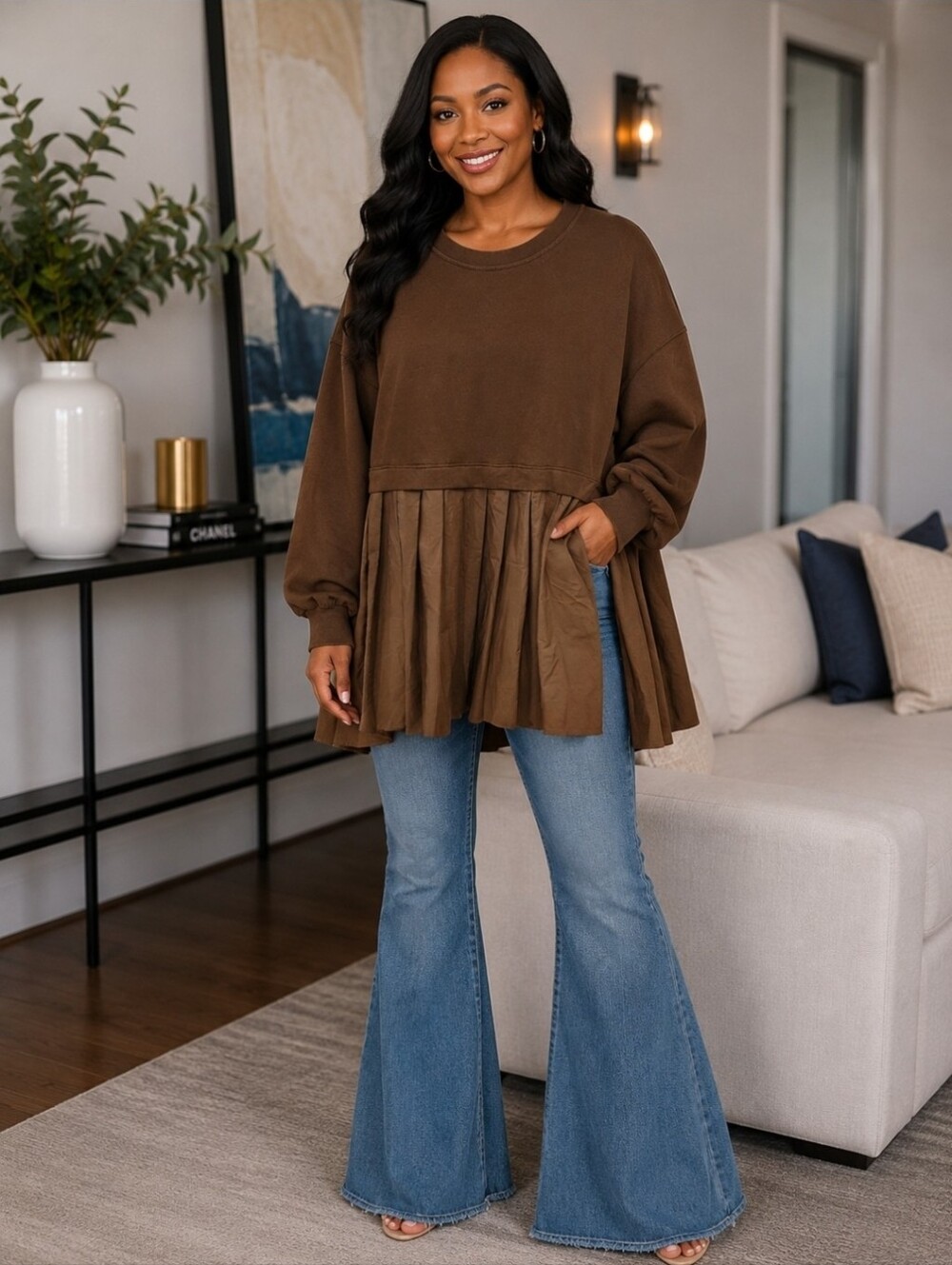 NEW Oversized Sweatshirt Dress, Sz Small NWT
